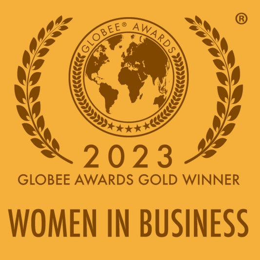 Globee Award logo symbolizing product's excellence in health and wellness.