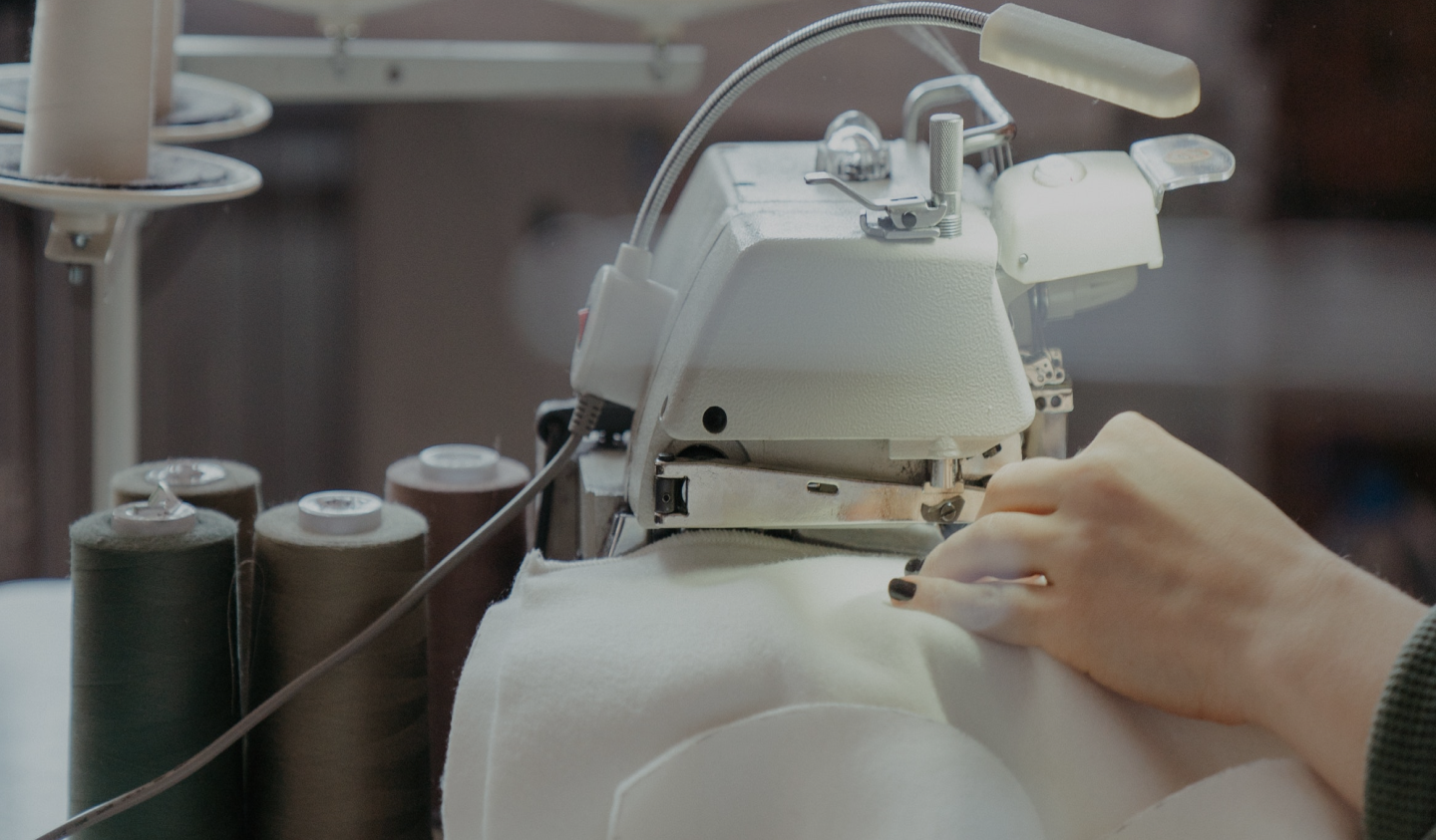 A behind‐the‐scenes look at the Etalon posture bra manufacturing process, showing careful stitching and quality checks.