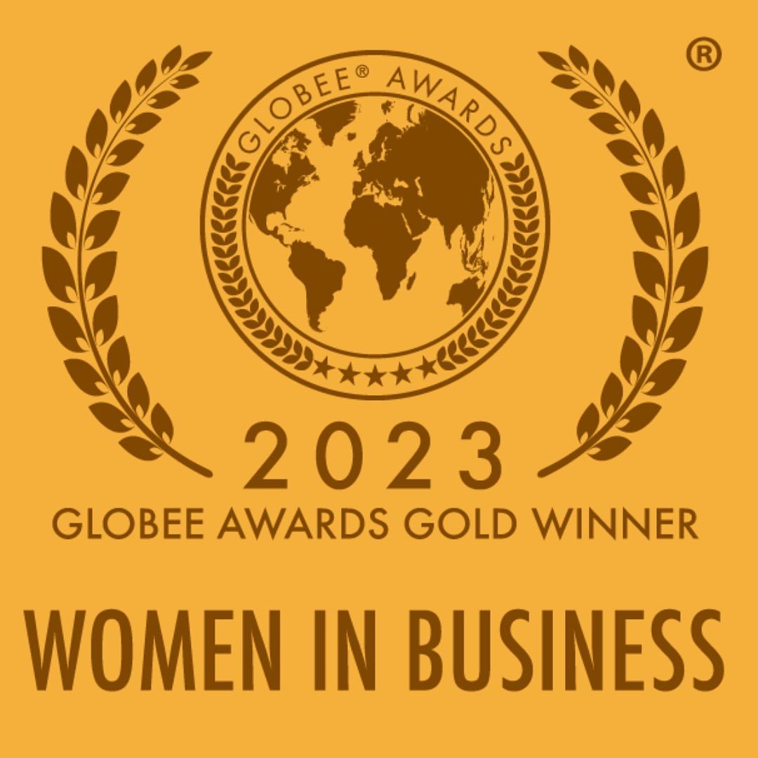 Globee Award logo symbolizing product's excellence in health and wellness.