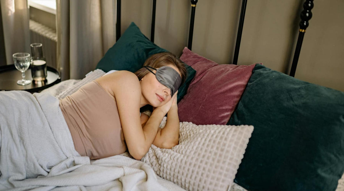 Woman in deep sleep, reflecting tips for better rest.